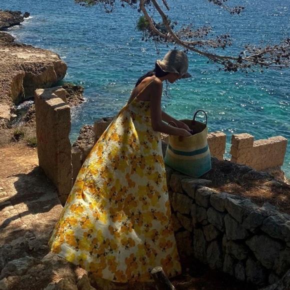 NWT Peony Citrus Weekend Maxi Size S - Picture 3 of 7